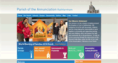 Desktop Screenshot of annunciationrathfarnham.com